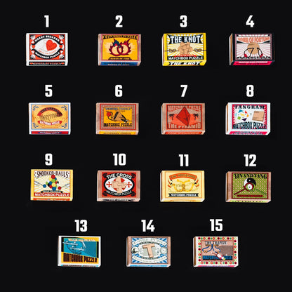 Professor Galvosūkiai Matchbox Puzzle galvosūkis