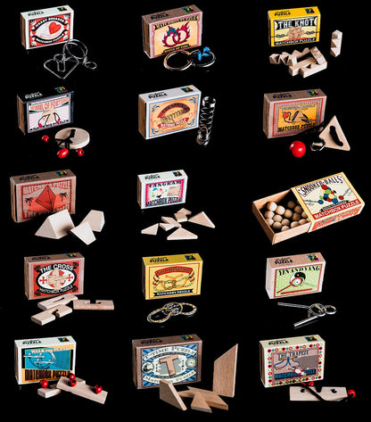 Professor Galvosūkiai Matchbox Puzzle galvosūkis