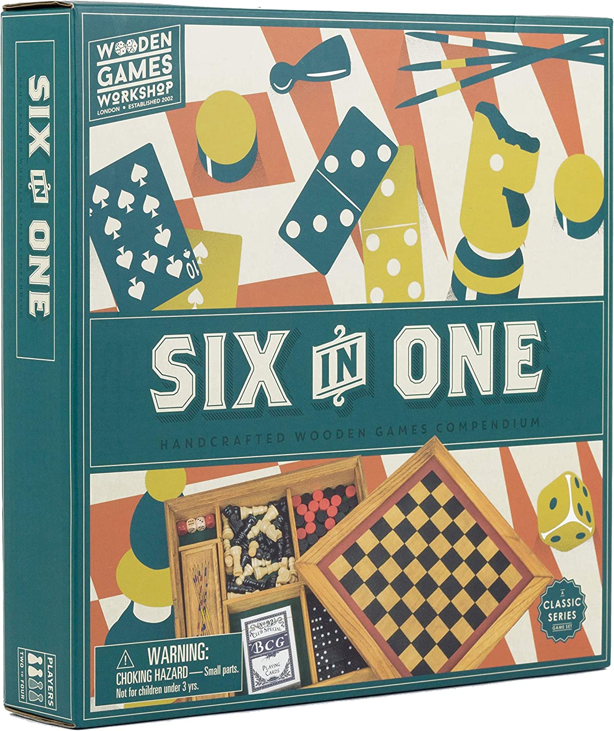 Professor Klasikiniai žaidimai Six in One Game Compendium