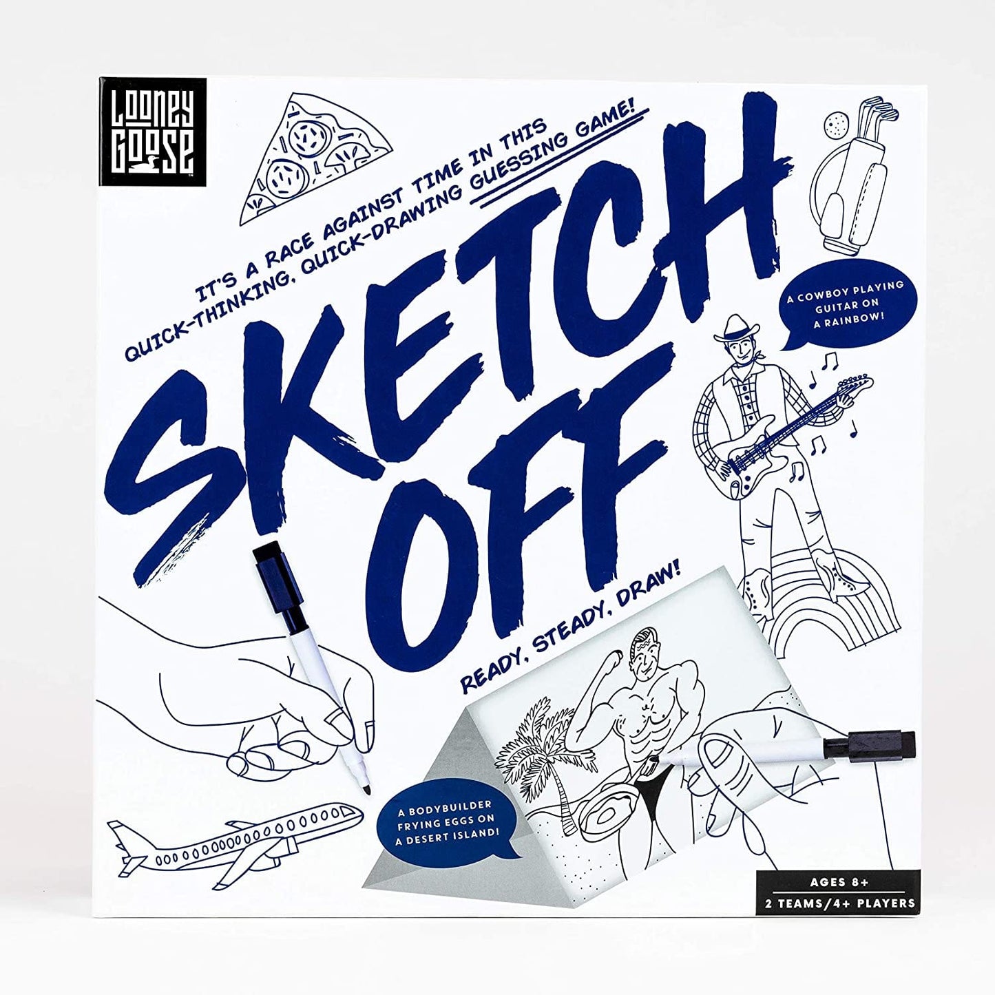 Professor Stalo žaidimai Looney Goose: Sketch Off (EN)