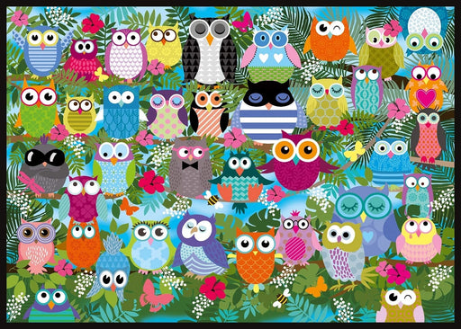 Schmidt Universalios dėlionės Collage of Owls II, 1000 pcs