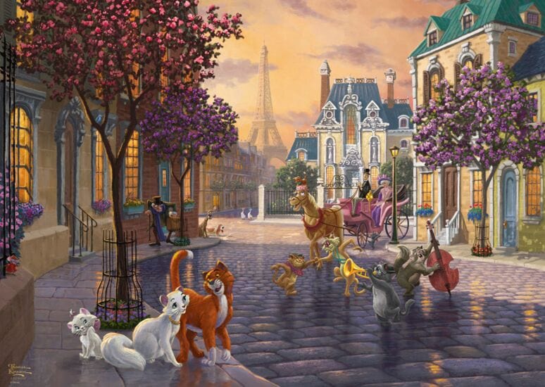 Schmidt Universalios dėlionės Disney, The Aristocats, 1000