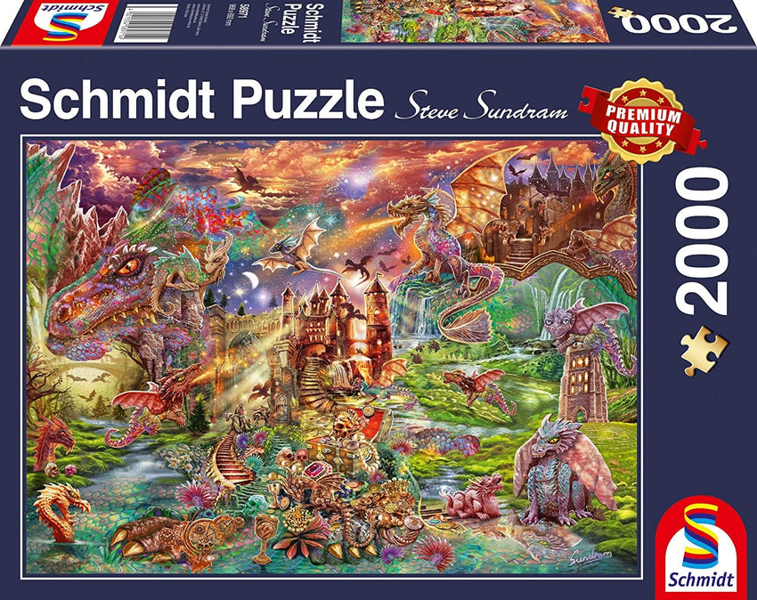 Schmidt Universalios dėlionės Dragons' treasure, 2000