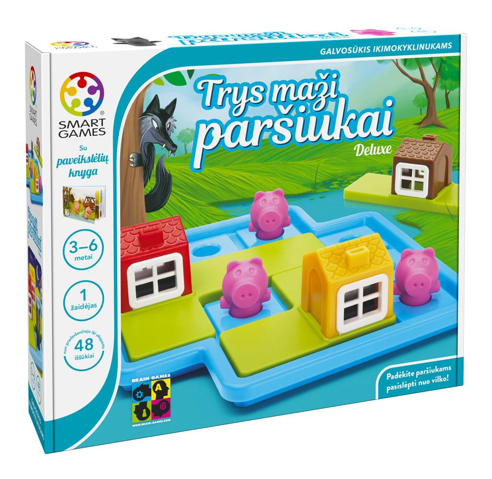 SmartGames Loginiai Žaidimai SG 023 Trys maži paršiukai Deluxe