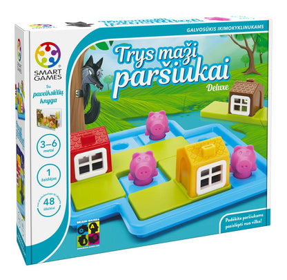 SmartGames Loginiai Žaidimai SG 023 Trys maži paršiukai Deluxe