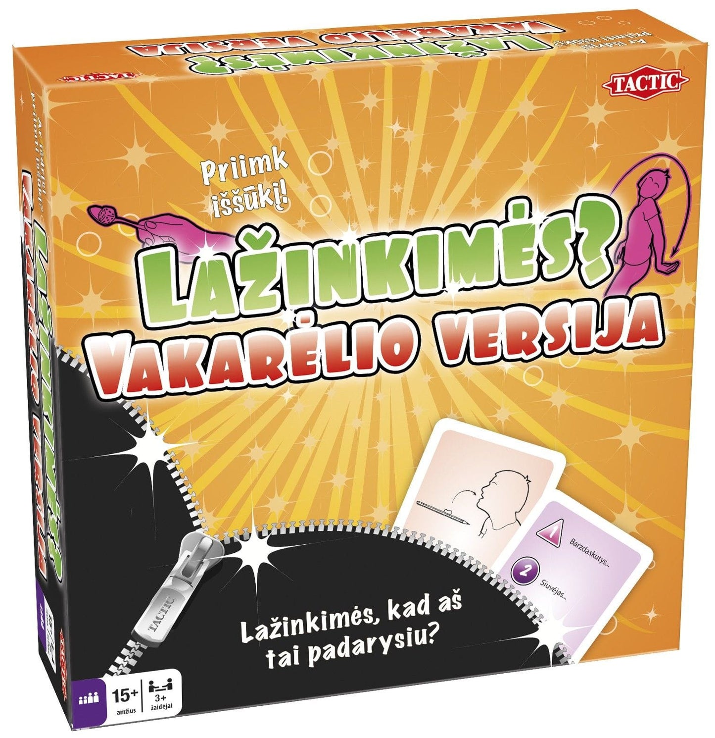 Tactic Stalo žaidimai Lažinkimės vakarėlio versija