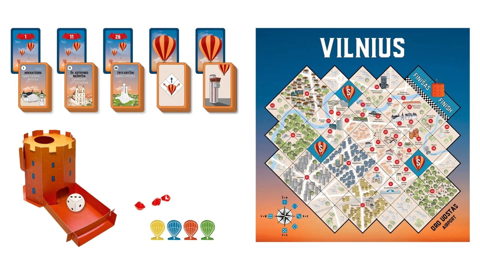 Terra Publica Stalo žaidimai Žaidimas „Vilnius"