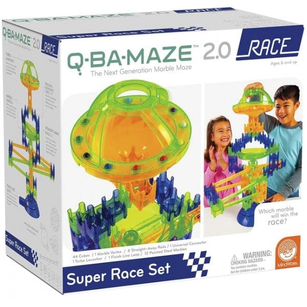 UZU Konstruktoriai Q-BA-MAZE 2.0: Super race labirintų konstruktorius